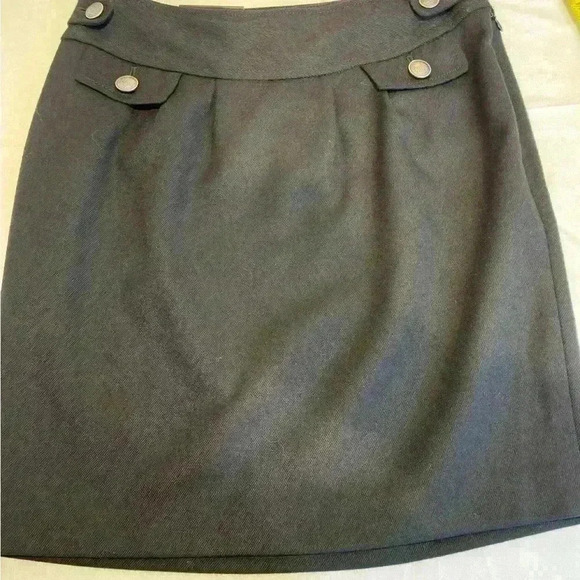 Banana Republic Lined Skirt with Gold accent Buttons (Size 4) - Picture 2 of 15